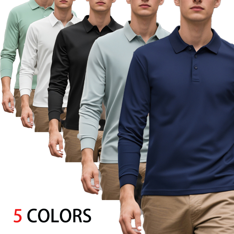 Golf Equipment Sales - Polo a maniche lunghe da uomo,