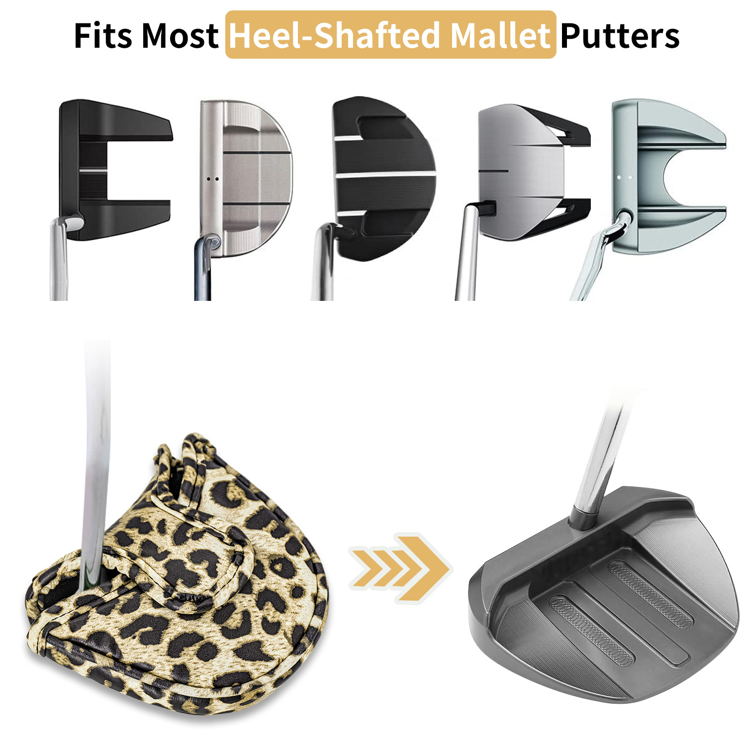 1 custodia per testa di putter - Putter Mallet Blade recensione e prezzo