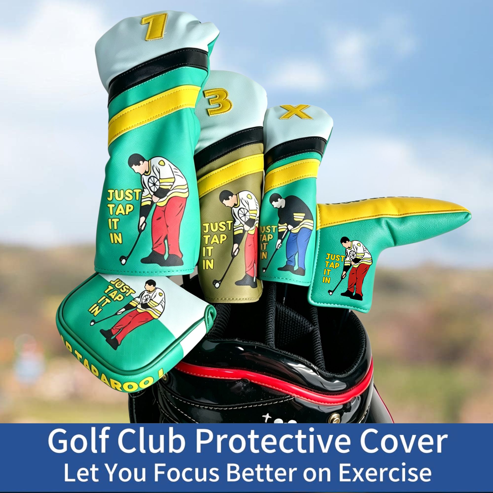 Copri mazze da golf Happy Gilm - Putter Mallet Blade recensione e prezzo